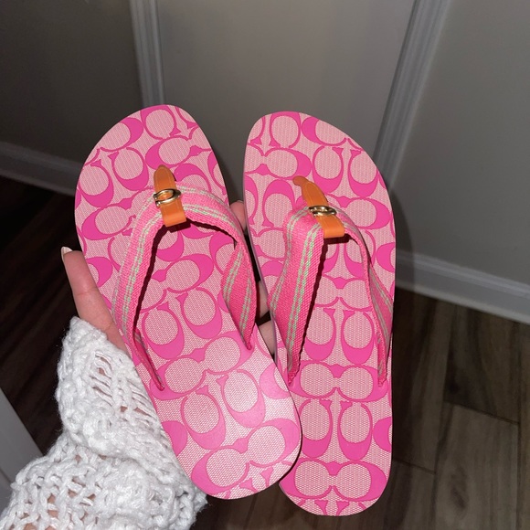 Coach Shoes Coach Zoe Flip Flops Poshmark